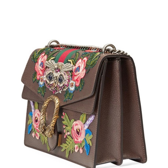 Gucci Dionysus Medium Owl-Embroidered Shoulder Bag - Picture 2 of 5